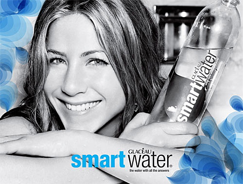 jennifer aniston smart water pics