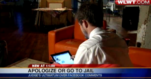 court orders man to apologize on facebook