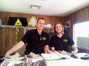 go ape williamsburg - eric and clint