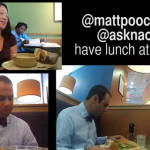 @mattpooch and @asknaoma have lunch at Panera @mattpooch and @asknaoma have lunch at Panera