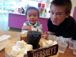 tinis with hunter and ethan