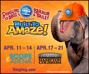 ringling brothers, circus, norfolk scope