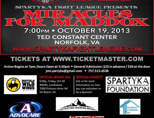 Spartyka Fight League Miracles for Maddox – **Ticket Giveaway – Closed**