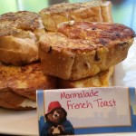 Marmalade stuffed french toast