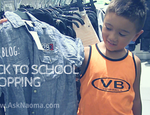 Summer is almost over!  It’s back to school shopping time!